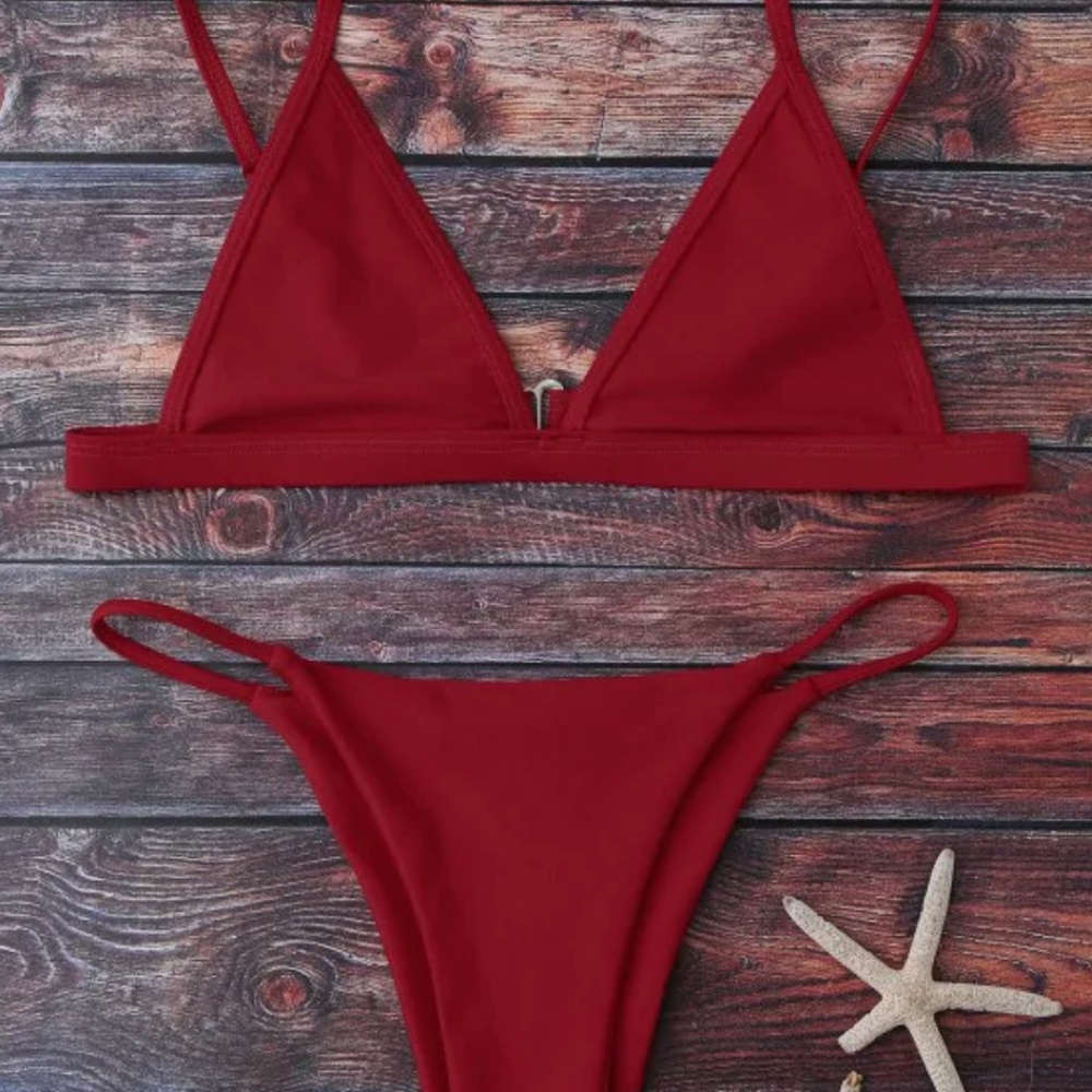 triangle bikini set